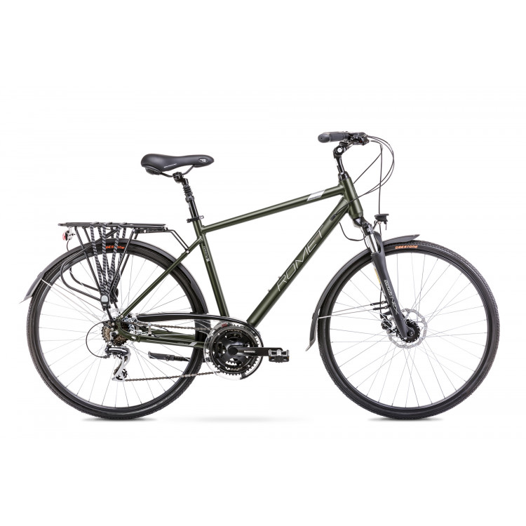 Trekingový bicykel Romet Wagant 4 28" zeleno grafitový 21" hliníkový 